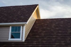 Beige house with James Hardie siding