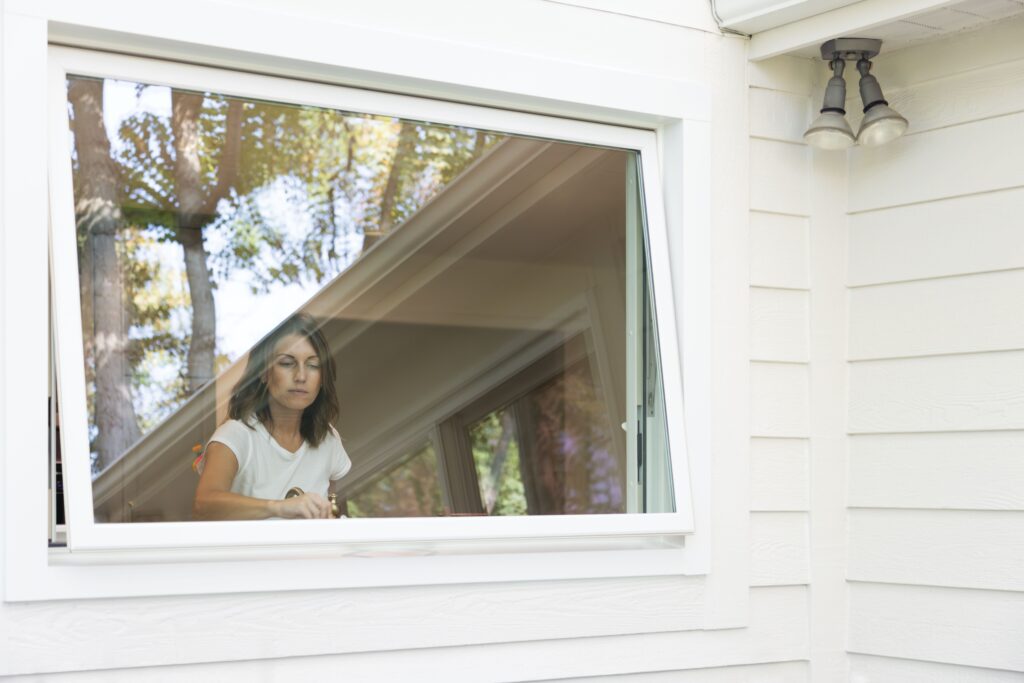 Open window